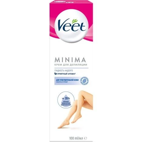 Крем для депіляції для чутливої шкіри Silk&amp;Fresh Veet, 100 мл