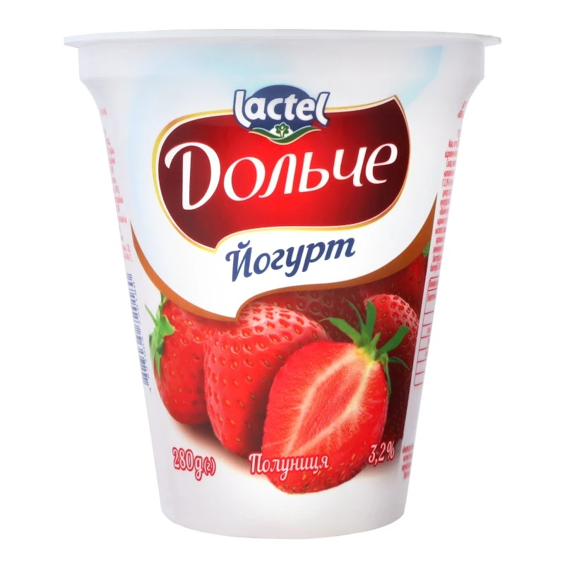 Йогурт 3.2% Полуниця Дольче, 280 г