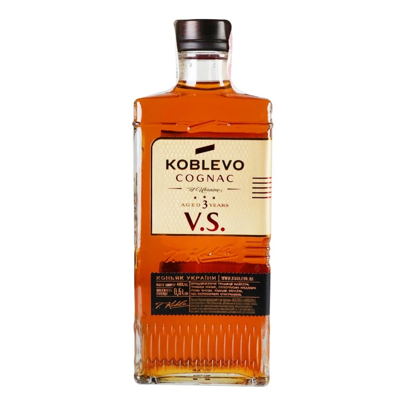 Коньяк 3 зірки Koblevo, 0.5 л