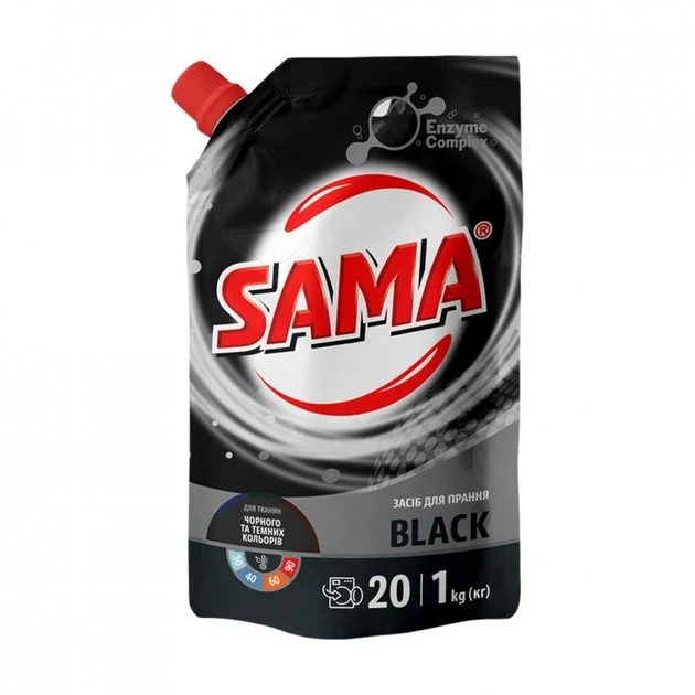 Засіб для прання рідкий Blackr Сама 1л