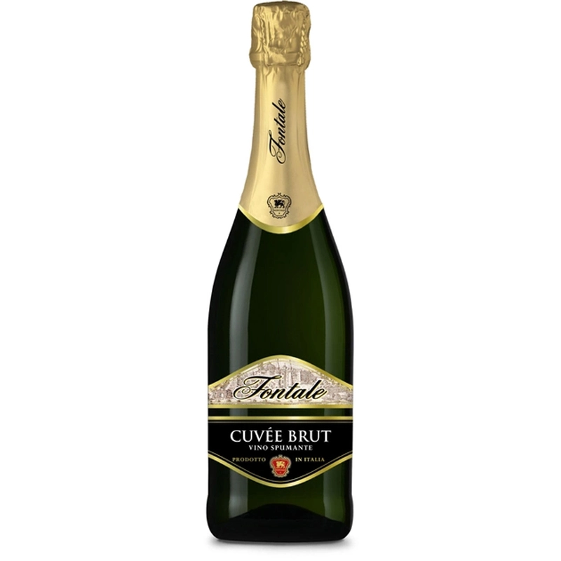 Вино ігристе біле брют Cuvee Brut Fontale, 0.75 л