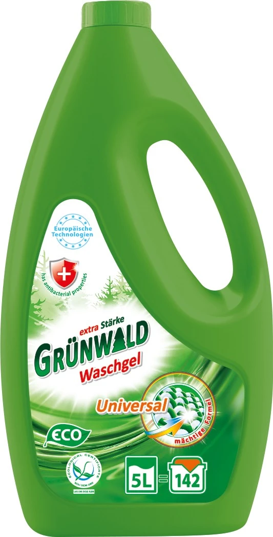 Гель для прання кольорових и бiлих тканин Grunwald, 5 л