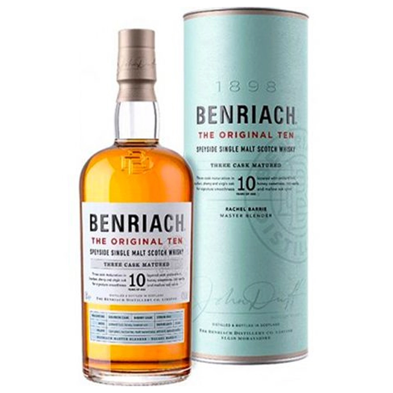Віскі 10 років витримки у тубусі Benriach, 0.7 л