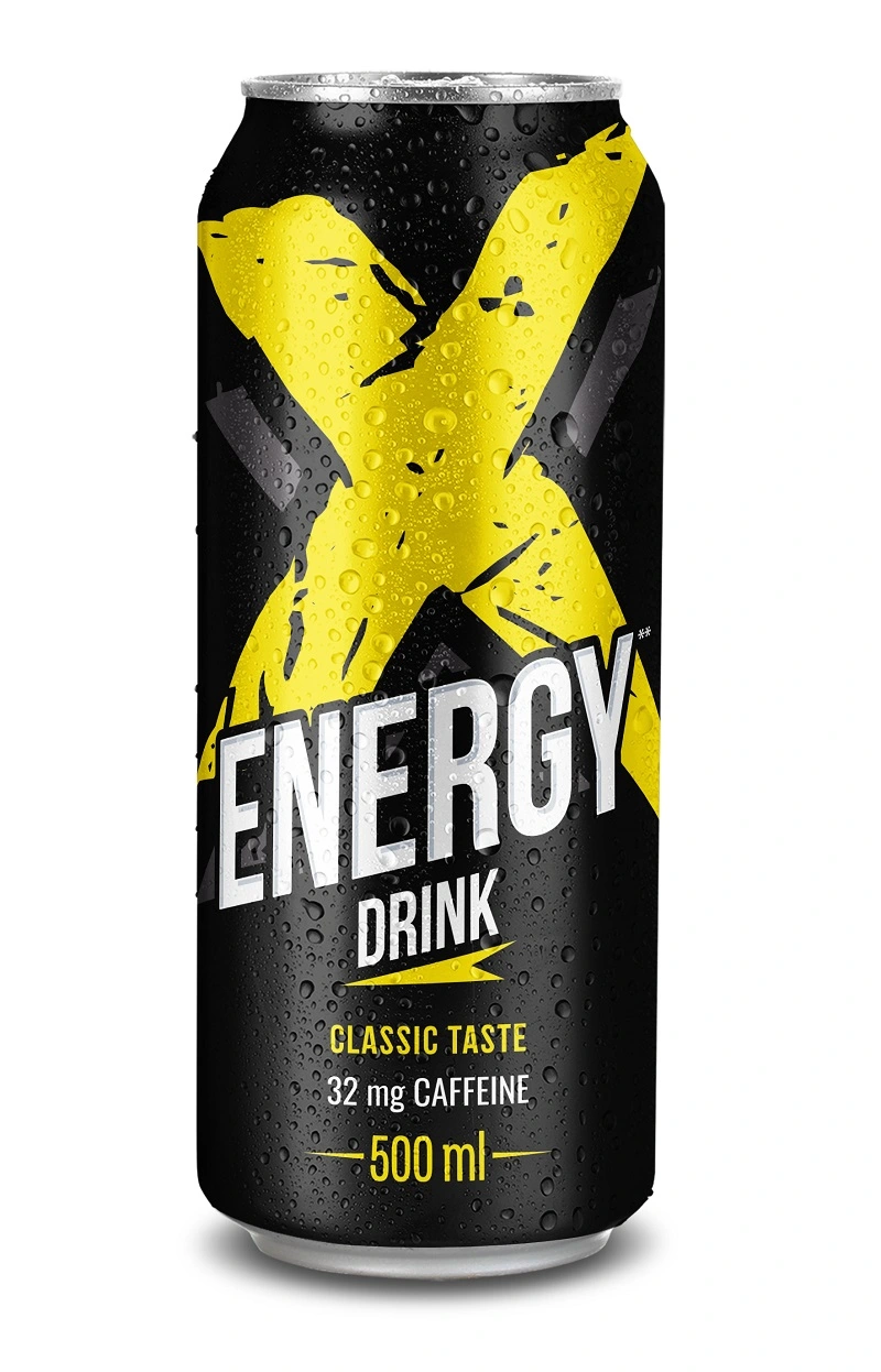 Напій енергетичний б/а газований з/б Classic X Energy, 0.5 л