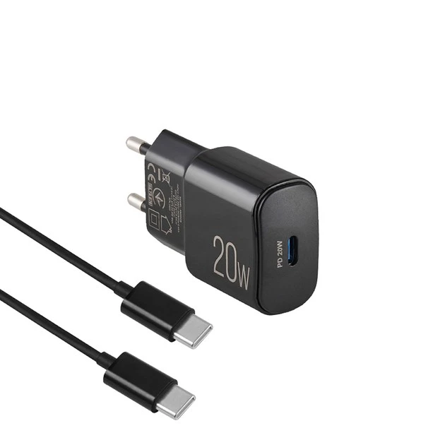 Зарядний пристрій ePower PD20W USB-C + USB-A Brevia, шт