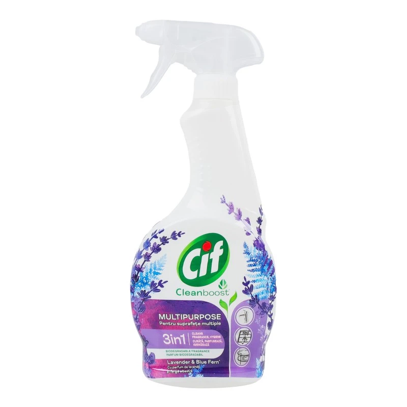 Засіб для чищення мультифункціональний 3в1 Lavender&amp;Blue fern Cif 500мл