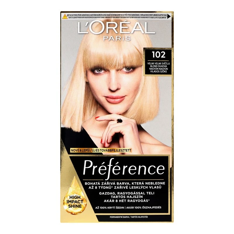 Крем-фарба для волосся Preference 102 L&#039;Oreal Paris, 1шт