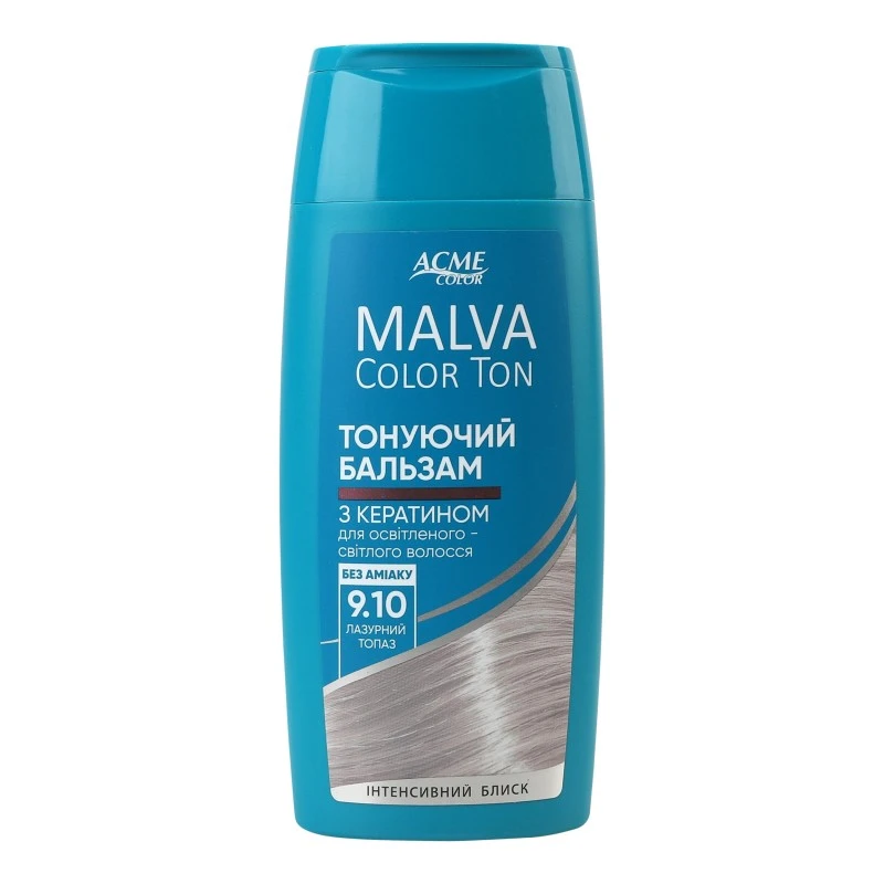 Бальзам тонуючий для волосся Color Ton 9.10 лазурн топаз Malva 180мл