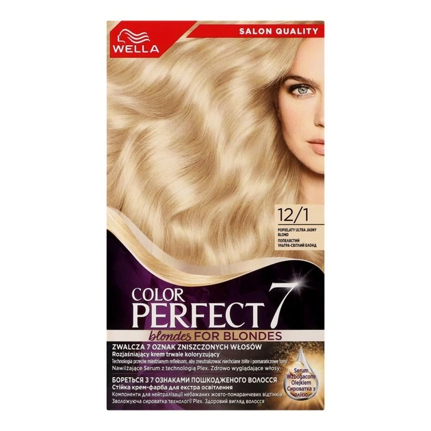 Крем-фарба для волосся Color Perfect 12/1 Перламутровий блонд Wella, шт