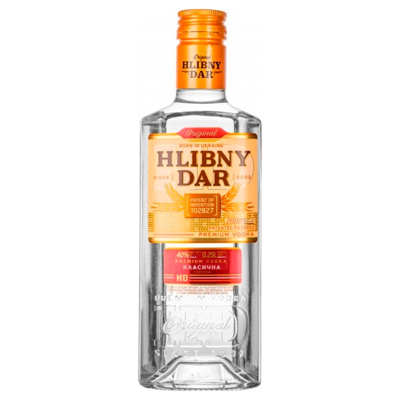 Горілка Класична Hlibny Dar, 0.25 л