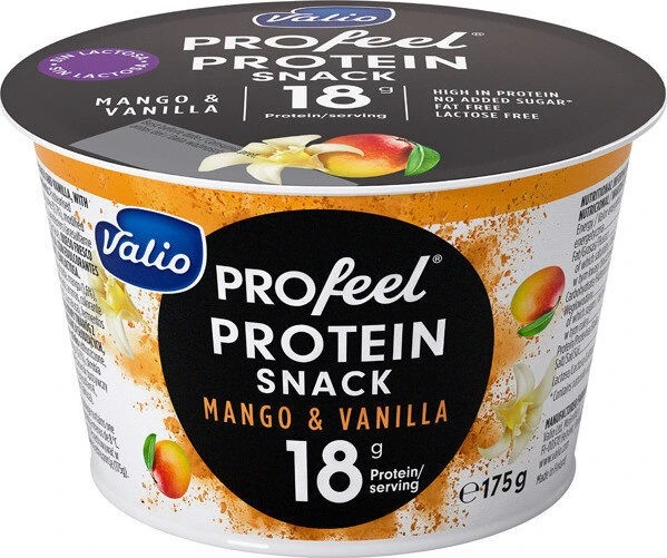 Снек PROfeel протеїновий зі смаком ваніль та манго Valio, 175г