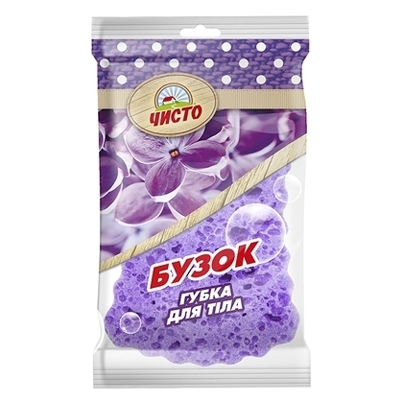 Губка банна Бузок Chisto 1шт