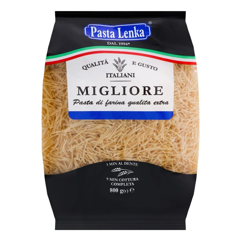 Макаронні вироби Вермішель довга Pasta Lenka, 800 г