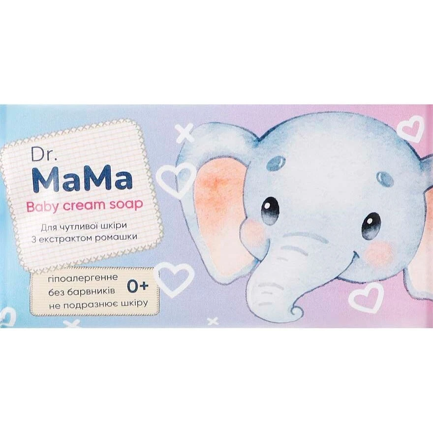 Мило для чутливої шкіри з екстрактом ромашки  Dr Mama Mama , 90г