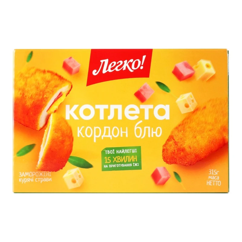 Котлета заморожена Корд блю Легко!, 315 г
