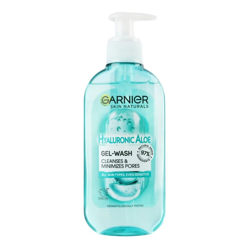 Гель для вмивання очищувальний Hyaluronic Aloe Skin Naturals Garnier 200мл