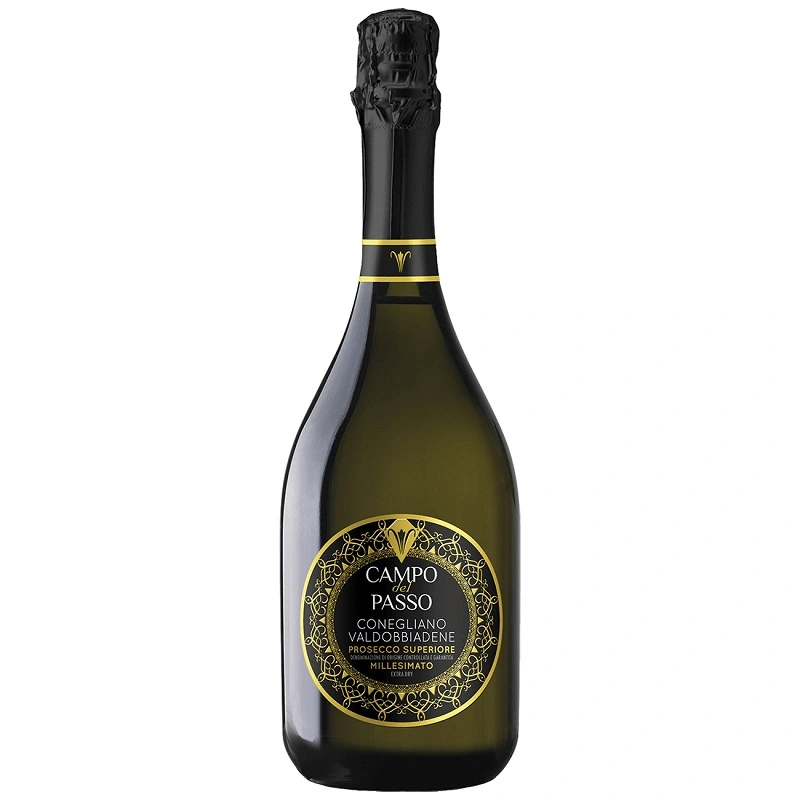 Вино ігристе біле екстра-сухе Prosecco Doс Millesimato SM Campo Del Passo, 0.75 л