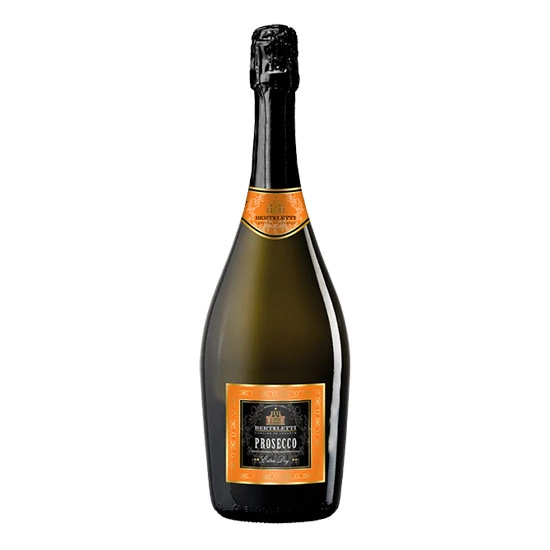 Вино ігристе біле сухе Prosecco Doc Berteletti, 0.75 л