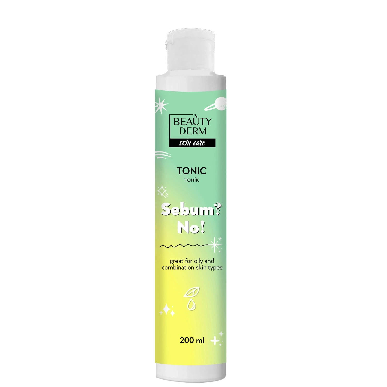 Тонік для обличчя Sebum?No! Beauty Derm, 200 мл