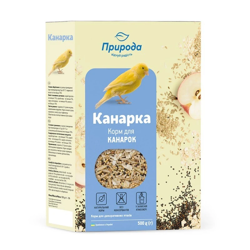 Корм для канарок Природа, 500 г