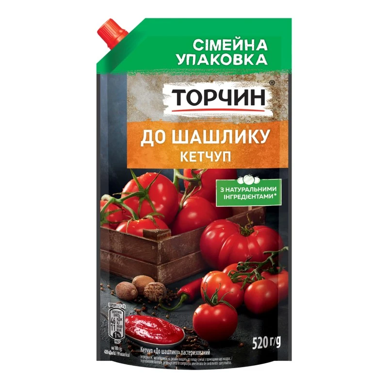 Кетчуп До шашлику Торчин, 520 г