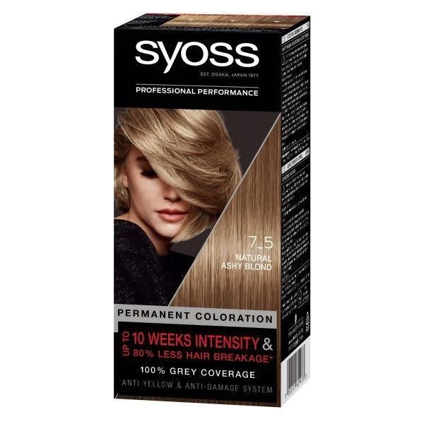 Крем-фарба для волосся Professional performance 7-5 Syoss, 1шт