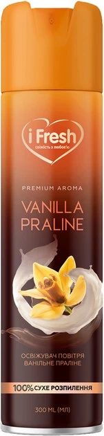 Освіжувач повітря premium aroma ванільне праліне !Fresh, 300 мл