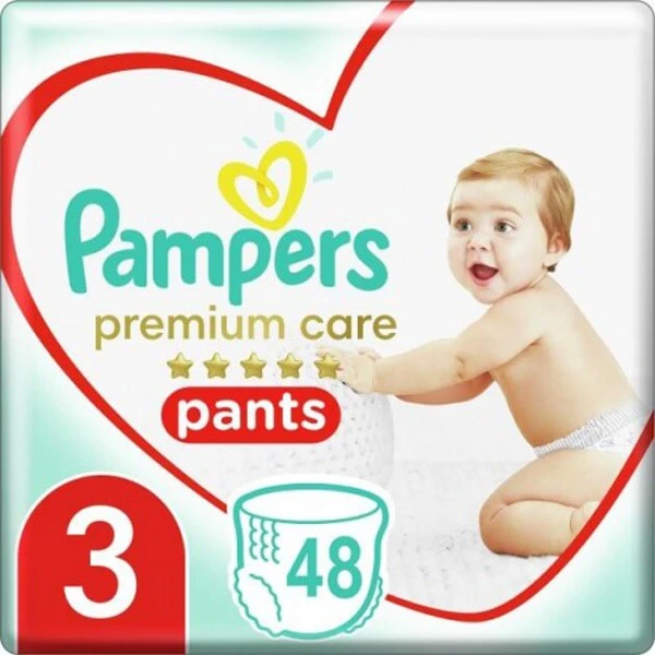 Трусики підгузки для дітей 6-11 кг 3 Premium Care Pampers, 48 ??шт/уп.