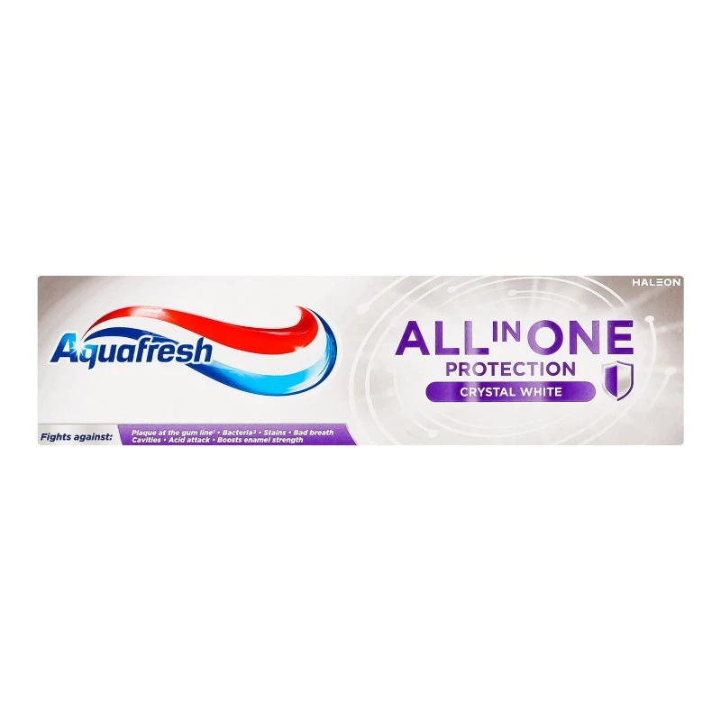 Паста зубна all in one кришталева білизна Aquafresh, 75мл