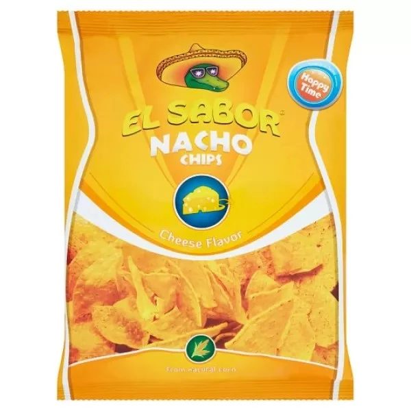 Чіпси кукурудзяні зі смаком сиру El Sabor Nacho, 225 г