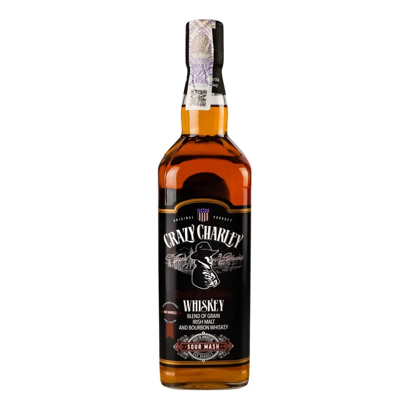 Віскі black Crazy Charley, 0.7 л