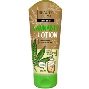 Лосьйон тонуючий для тіла Cannabis Lotion Beautyderm, 200 мл