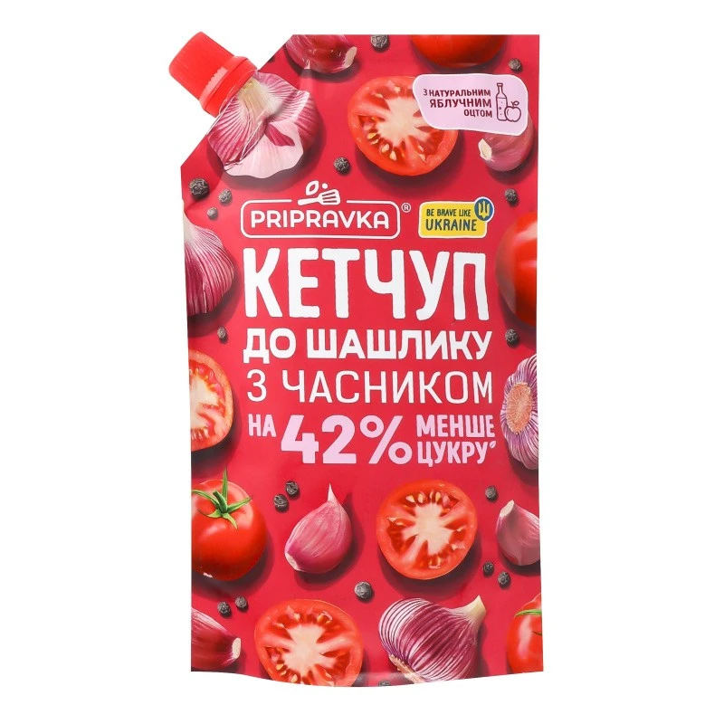 Кетчуп До шашлику з часником Pripravka, 250 г