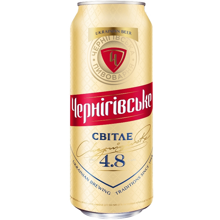 Пиво світле ж/б Чернігівське, 0.5 л