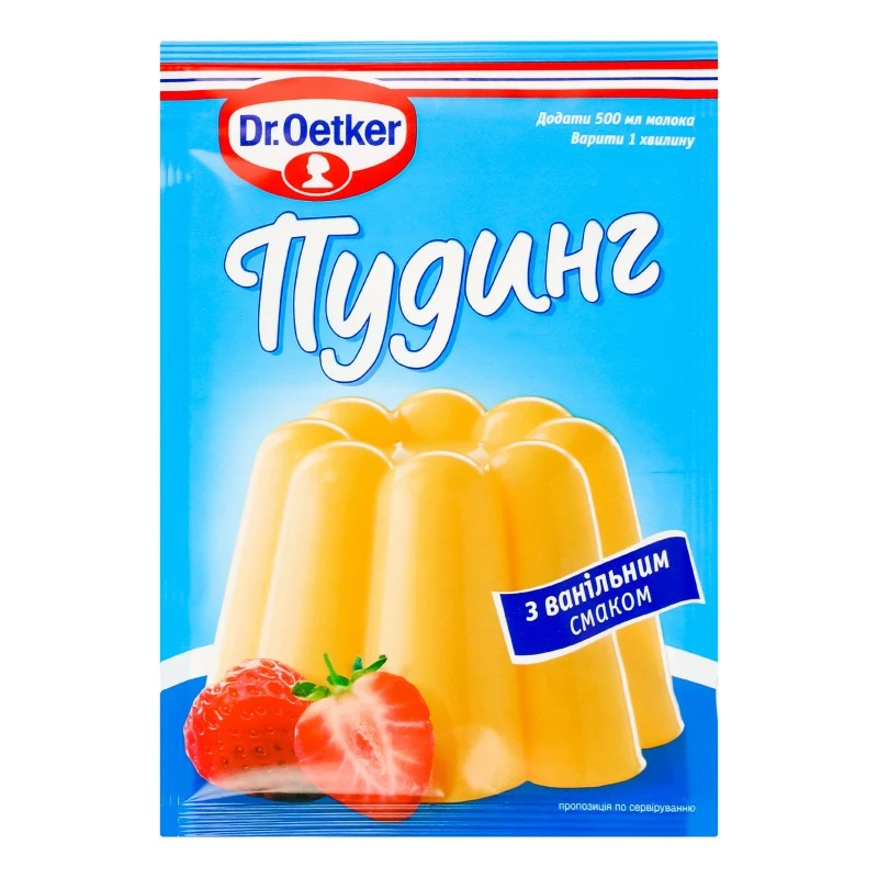 Пудинг з ванільним смаком Dr.Oetker, 40 г