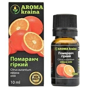 Ефірна олія Помаранч гіркий Aroma kraina, 10 мл