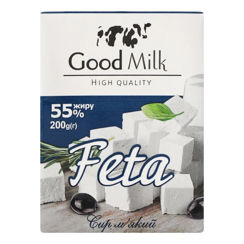 Сир м&#039;який 50% Фіта Good Milk, 200 г