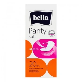Прокладки гігієнічні щоденні Soft Panty Bella, 20 шт/уп.