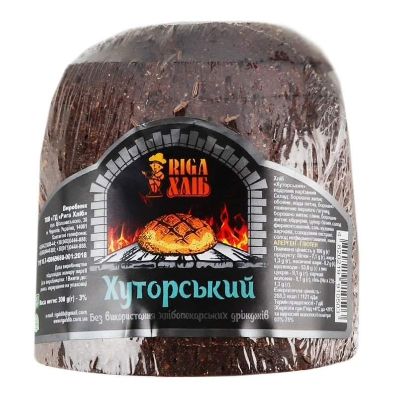 Хліб Хутірський Riga Хліб, 300 г