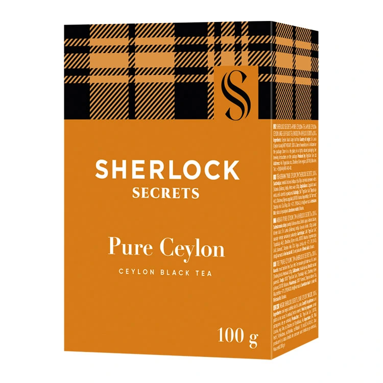 Чай листовий чорний Pure Ceylon Sherlock Secrets, 100 г
