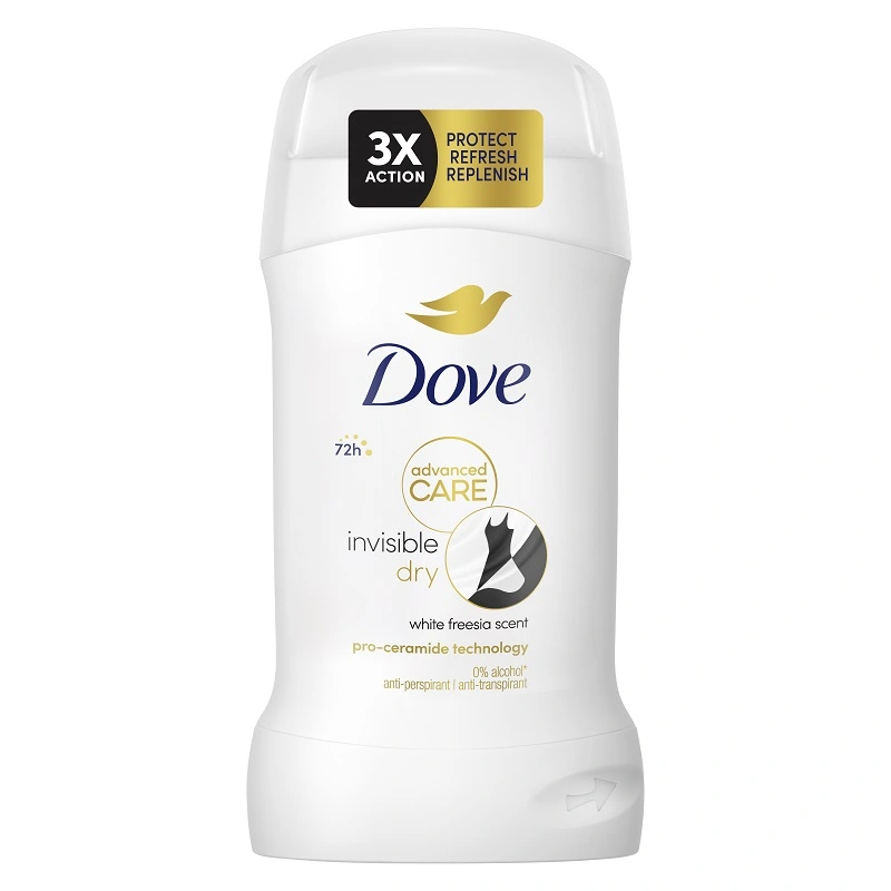 Антиперспірант-олівець Invisible Dry Dove, 40 мл