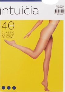 Колготки жіночі 40 den чорний 2 р Classic Intuiciaa