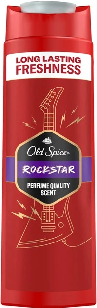 Гель для душу та шампунь 2в1 Rockstar Old Spice, 400мл