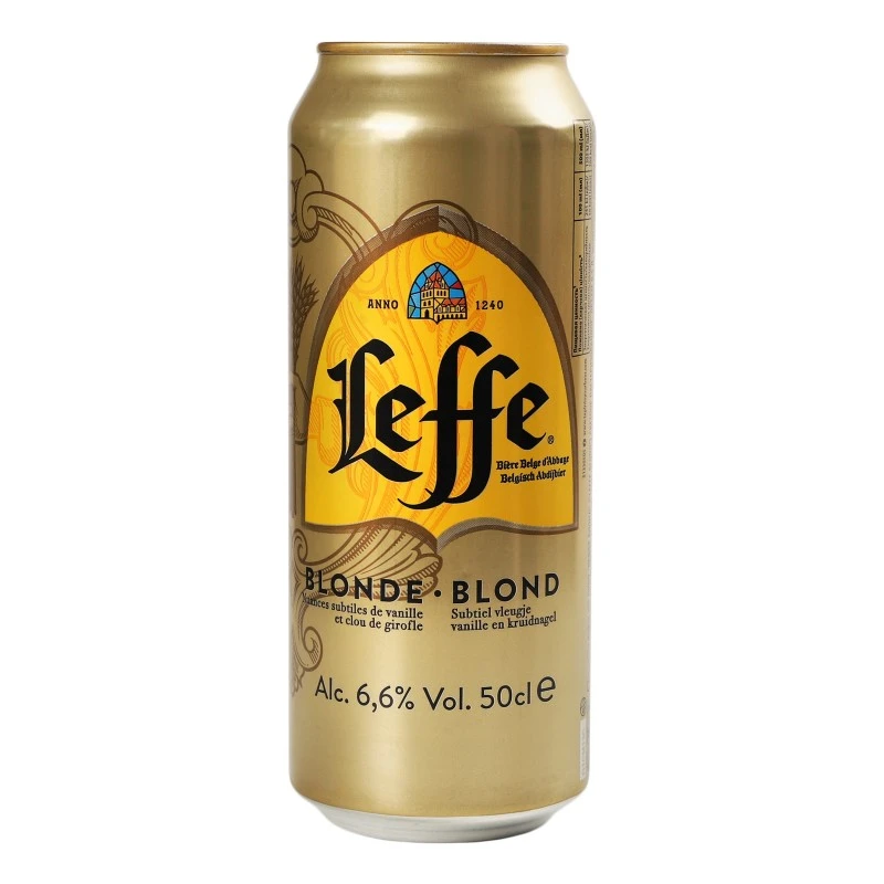 Пиво світле ж/б Blond Leffe, 0.5 л