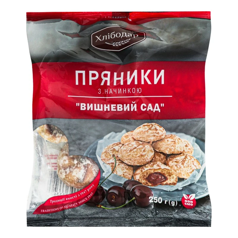 Пряники Вишневий сад Хлібодар, 250 г