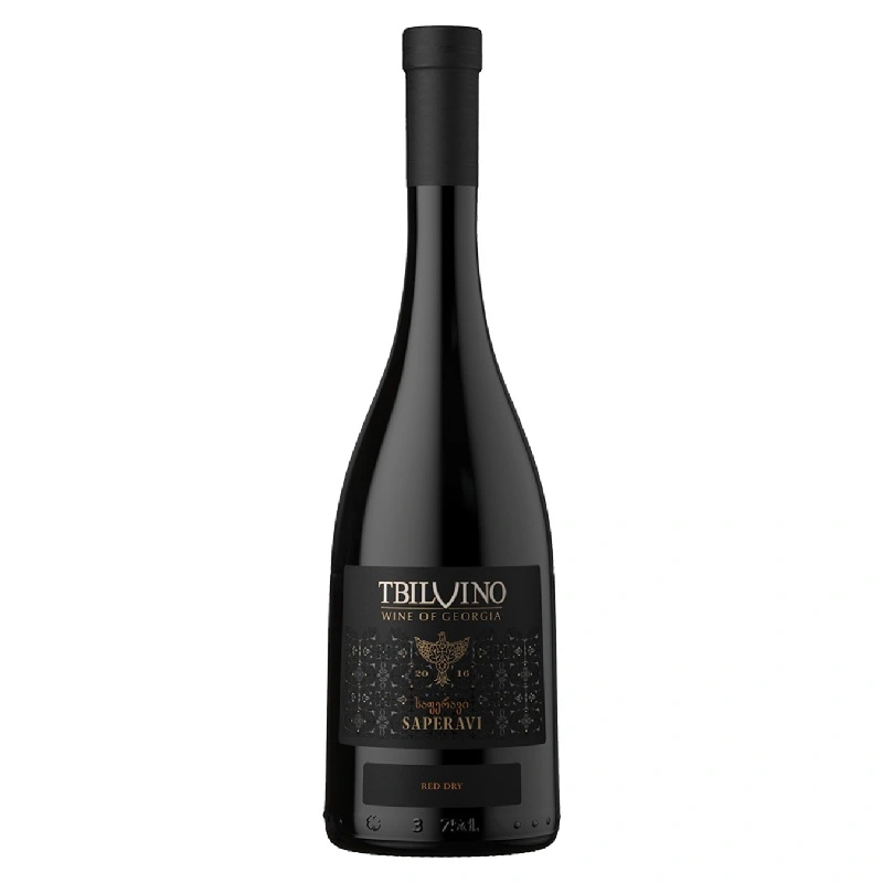 Вино червоне сухе Saperavi Tbilvino, 0.75 л