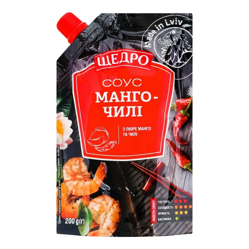 Соус манго-чілі Щедро, 200 г