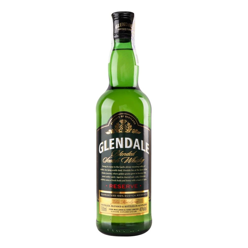 Віскі 3 роки витримки Blended Glendale, 0.5 л