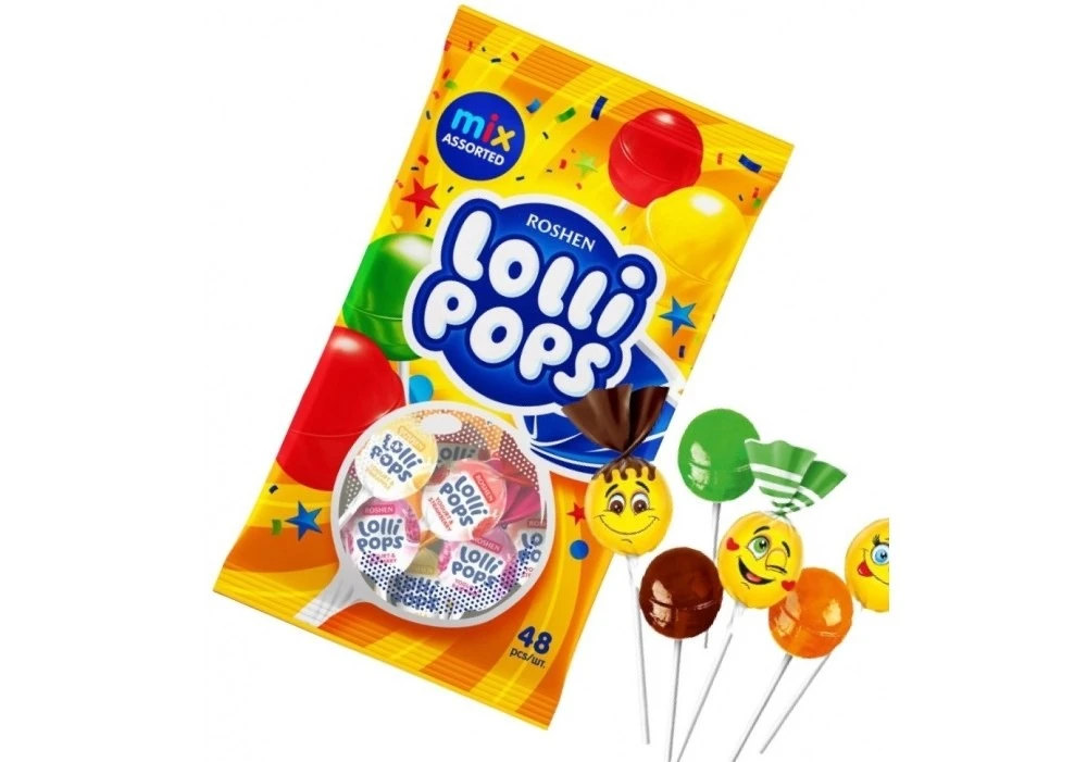 Карамель LolliPops Roshen, 920 г