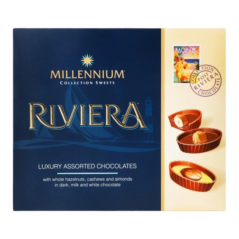Цукерки шоколадні асорті Riviera Millennium, 125 г
